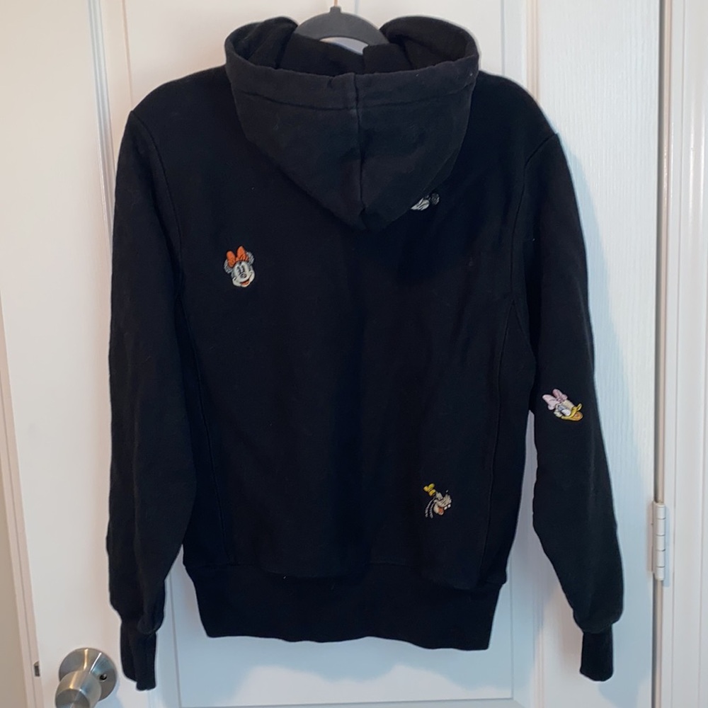 Champion Mickey Mouse‎ & Friends Reverse Weave Hoodie In Black - Picture 3 of 8